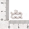 316 Stainless Steel Micro Pave Cubic Zirconia Pendants STAS-K284-01J-P-3