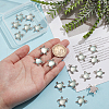 GOMAKERER 20Pcs Tibetan Style Alloy Pendants FIND-GO0003-23B-3