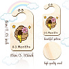Wood Baby Closet Size Dividers AJEW-WH0353-008-2