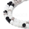 Glass Beads Strands EGLA-A034-M4mm-48-3