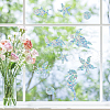 Waterproof PVC Colored Laser Stained Window Film Adhesive Stickers DIY-WH0256-096-7