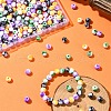 320Pcs 4 Colors Opaque Acrylic Beads SACR-YW0001-68-4