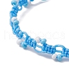 Adjustable Nylon Cord Braided Bead Bracelets BJEW-MZ00163-05-3