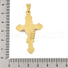 Ion Plating(IP) 304 Stainless Steel Enamel Pendants STAS-D112-02G-3
