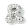 Rack Plating Brass Cubic Zirconia Pendants KK-S378-02P-R-1