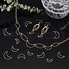 Unicraftale 36Pcs 3 Styles 201 Stainless Steel Linking Rings STAS-UN0056-45-2