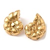 304 Stainless Steel Conch Stud Earrings STAS-Z101-12G-1