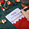 Globleland 14Pcs 2 Colors Non-woven Fabrics Hanging Christmas Stocking HJEW-GL0001-21-3
