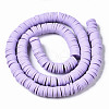 Handmade Polymer Clay Beads Strands CLAY-R089-8mm-146-3