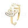 Love Finger Ring for Girl Women KK-C224-07G-4