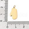 Christmas Theme 304 Stainless Steel Pendants STAS-F305-04-3