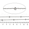 304 Stainless Steel Chains with Beads CHS-F020-12P-2