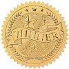 Self Adhesive Gold Foil Embossed Stickers DIY-WH0575-038-1