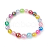 Kids Round Acrylic Beaded Stretch Bracelets BJEW-JB11558-04-2