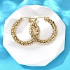 201 Stainless Steel Hoop Earrings EJEW-Q026-05G-1