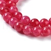 Dyed Natural Malaysia Jade Beads Strands G-G021-02A-08-3