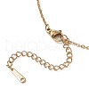 Coconut Tree Brass Micro Pave Clear Cubic Zirconia Pendant Necklaces NJEW-JN05148-02-5