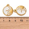 304 Stainless Steel Enamel Pendants STAS-U061-31G-B-3