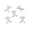 Non-Tarnish 304 Stainless Steel Charms STAS-L263-22P-1
