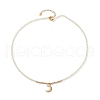 Star & Moon Pendant Necklaces Set for Teen Girl Women NJEW-JN03738-02-6