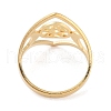 Rhombus 304 Stainless Steel Finger Rings for Women RJEW-G328-01G-3
