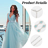Synthetic Turquoise Oval Link Chain Waist Chains AJEW-WH0518-52P-3
