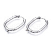 316 Surgical Stainless Steel Hoop Earrings Findings STAS-N097-055P-2