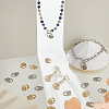 SUPERFINDINGS 40Pcs 2 Colors Alloy Rhinestone Pendants FIND-FH0010-64-5