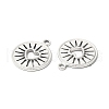 Non-Tarnish 304 Stainless Steel Pendants STAS-L268-013P-3