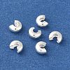 Brass Crimp Bead Cover KK-K383-07E-S-2