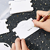 100Pcs Paper Bracelet Display Cards CDIS-WH0027-11A-01-3
