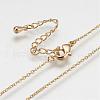 Brass Micro Pave Cubic Zirconia Pendant Necklaces NJEW-J051-13G-4