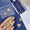 SUNNYCLUE 8Pcs 2 Colors 304 Stainless Steel Pendants STAS-SC0009-41-3