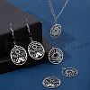 Unicraftale 16Pcs 4 Styles 201 Stainless Steel Pendants STAS-UN0061-14-2