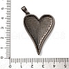 Brass Micro Pave Cubic Zirconia Pendants KK-U076-17MC-4