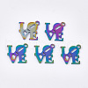 Valentine's Day Ion Plating(IP) 201 Stainless Steel Charms STAS-Q201-JN170-3