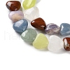 Natural Quartz Crystal & Red Jasper & Green Aventurine & Blue Aventurine & Lepidolite & Amethyst & Lemon Jade Beads Strands G-B022-39C-4