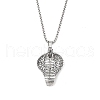 Zinc Alloy Pendant Necklaces NJEW-M211-08D-ASP-1
