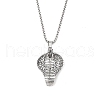 Zinc Alloy Pendant Necklaces NJEW-M211-08D-ASP-1