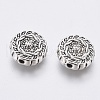 Tibetan Style Alloy Beads X-TIBEB-R022-AS-LF-2