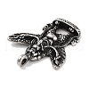 Retro 304 Stainless Steel Pendants STAS-L274-025AS-2