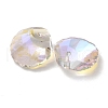 Electroplate Glass Pendants GLAA-A008-06D-3