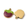 Fruit Seris 304 Stainless Steel Enamel Charms STAS-U060-03G-04-2