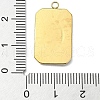 Ion Plating(IP) 304 Stainless Steel Pendants STAS-B058-02G-04-3