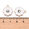 Alloy Enamel Pendants ENAM-T020-55B-3
