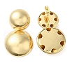 Brass Stud Earrings for Women EJEW-B057-06G-1