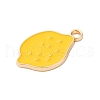Alloy Enamel Pendants ENAM-V003-01G-2
