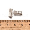 201 Stainless Steel Beads STAS-P381-01B-P-3
