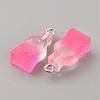 Gradient Color Transparent Resin Pendants CRES-TAC0007-01B-2
