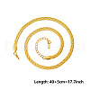 5MM Unisex 304 Stainless Steel Snake Chains Necklaces DL8400-2-1